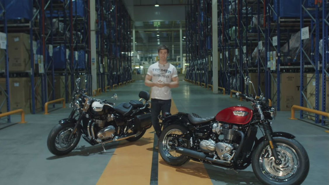 Watch: Triumph unveils Speedmaster and Bobber Black
